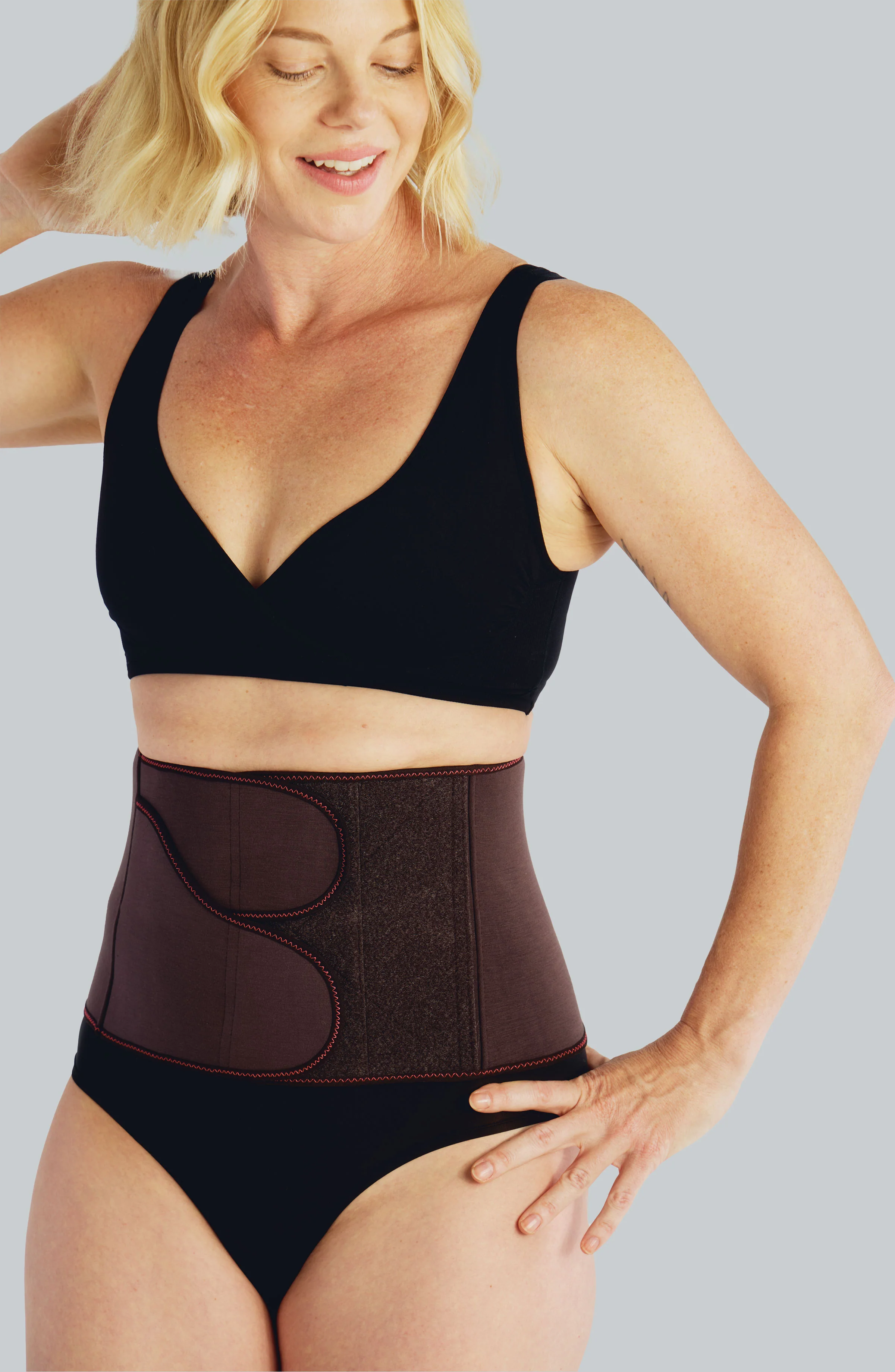 Shortie Postpartum Belly Wrap - Best for Shorter Torsos